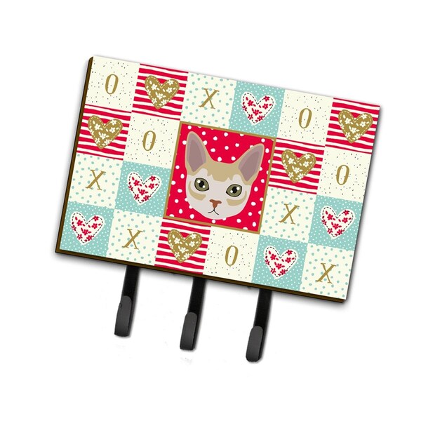Carolines Treasures 6 x 2 x 9 in. Singapura Cat Love Leash or Key Holder CK5165TH68 - main